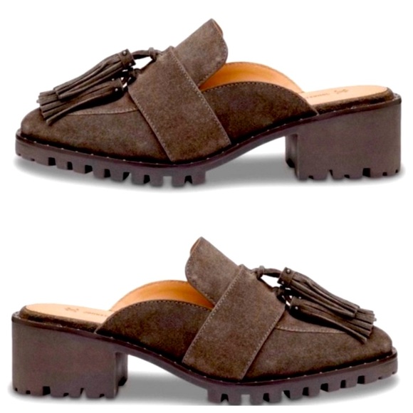 Suede Alice Mule NWOT 7.5. $FIRM!! - Picture 2 of 5